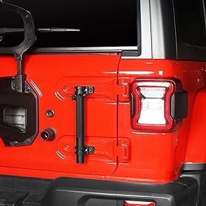 Multifunctional Aluminum Antenna Flag Bracket Installation Bracket Tailgate Hinge Stand Bracket Suitable for Jeep JK-JL